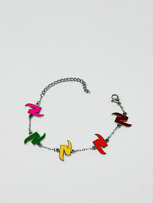 Multicolor steel bracelet