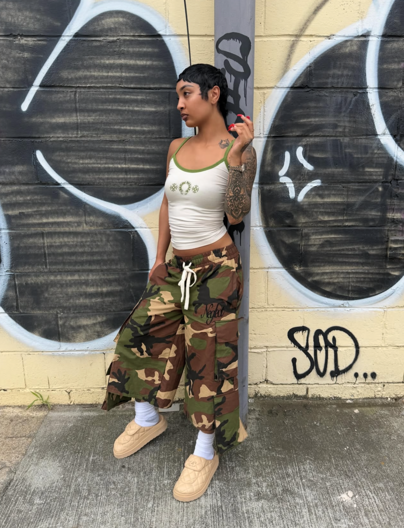 Camo "MILITIA" extendend cargos