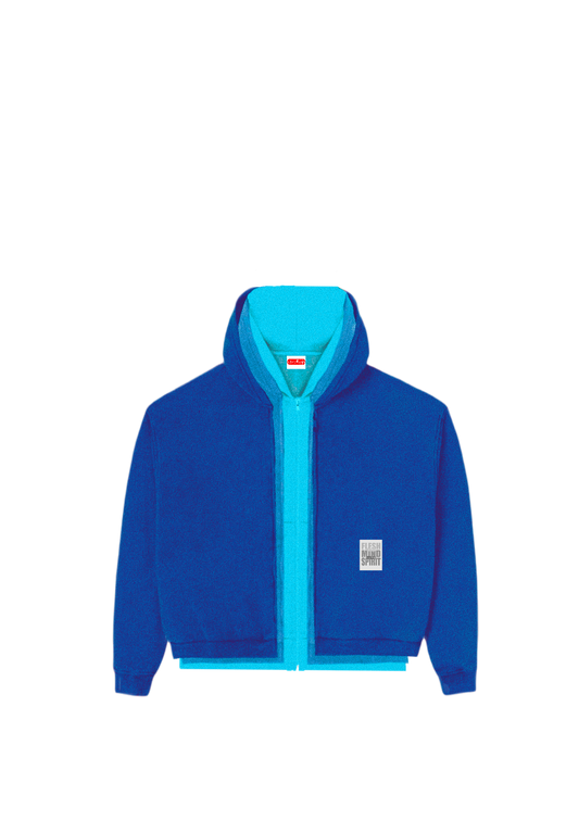 "BLUEBERRY" 3 Layer zip