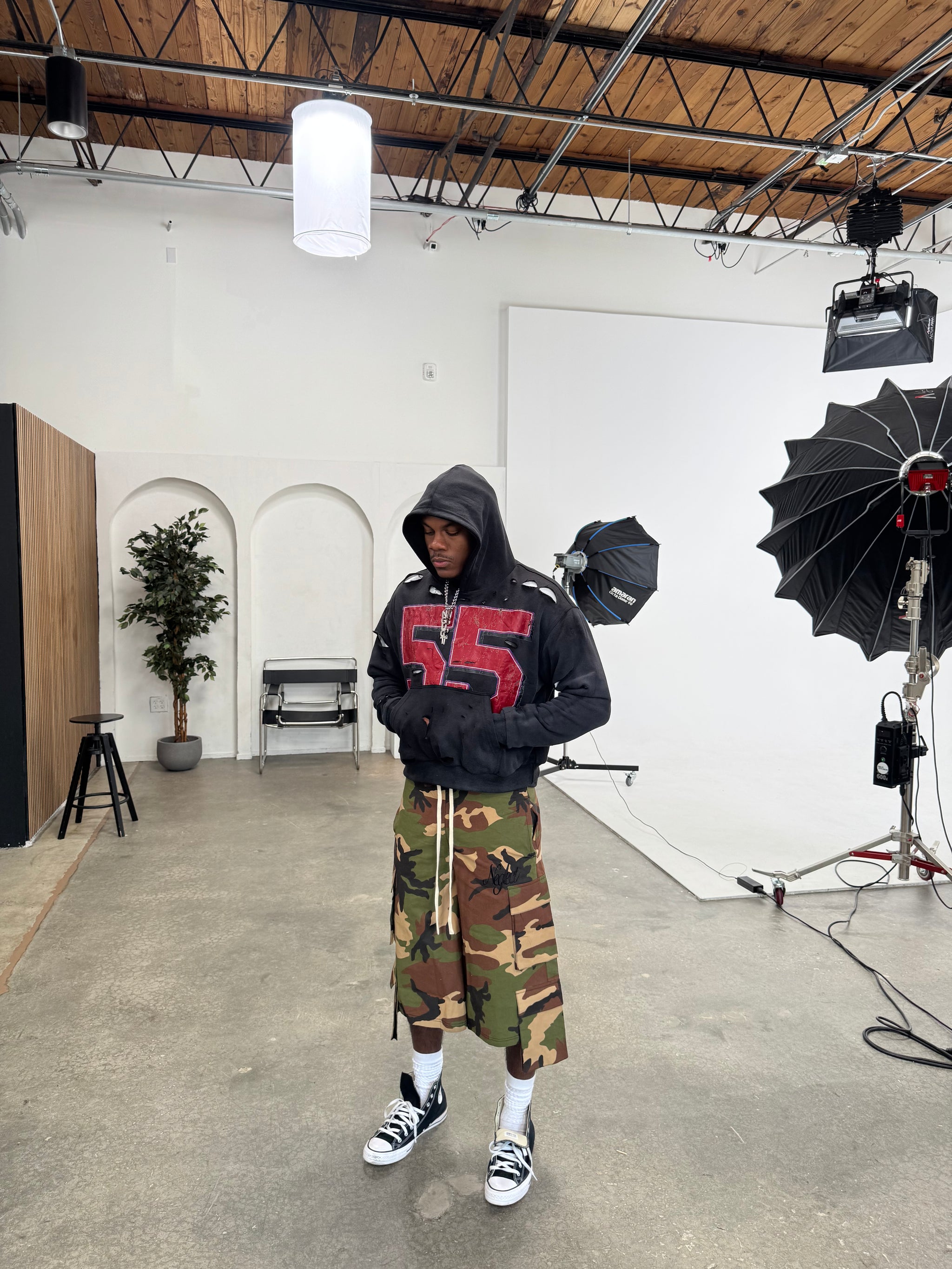 Camo "MILITIA" extendend cargos