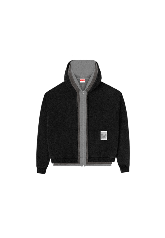 "Luna" triple layer zip