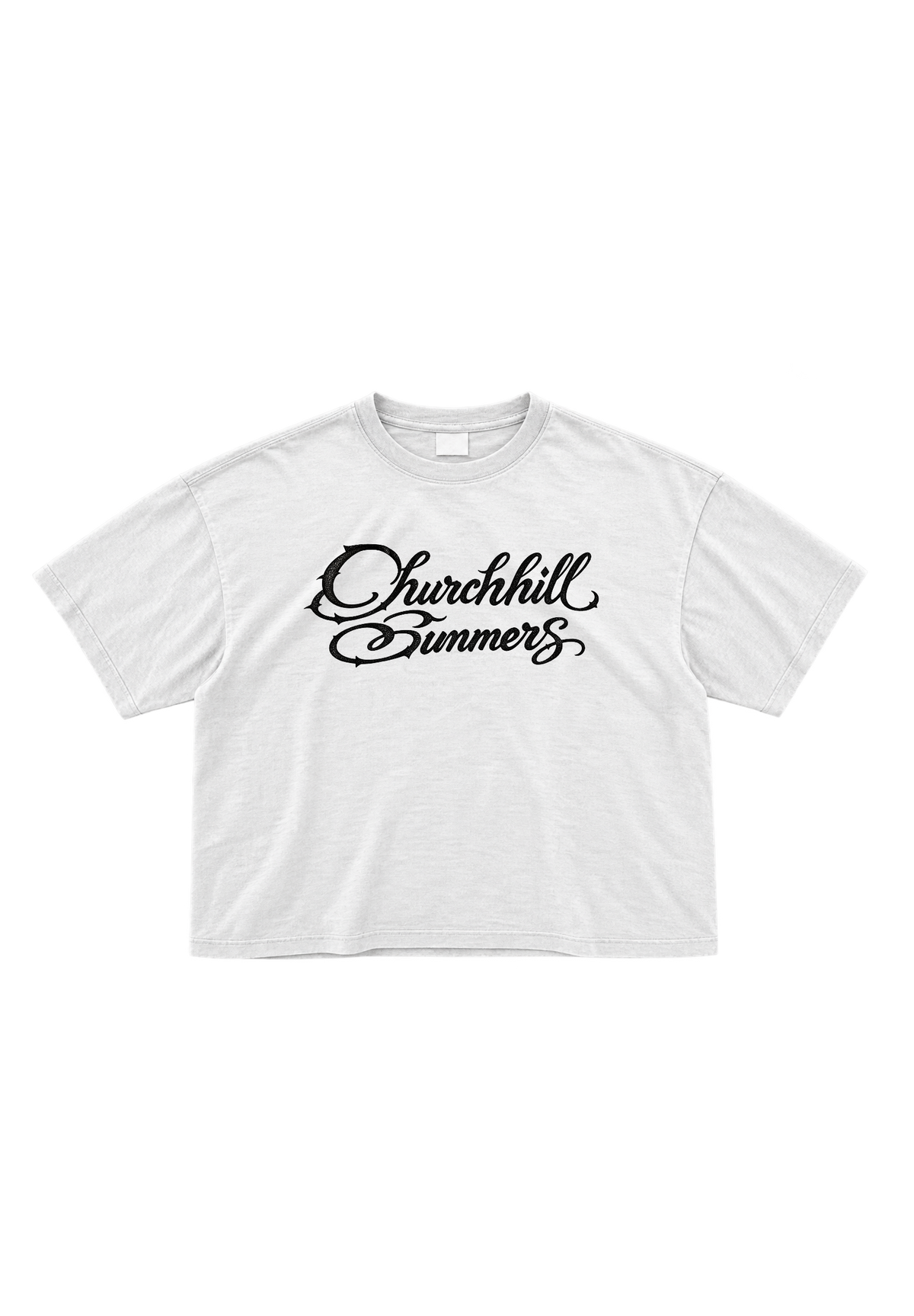 "Summers" slub tee