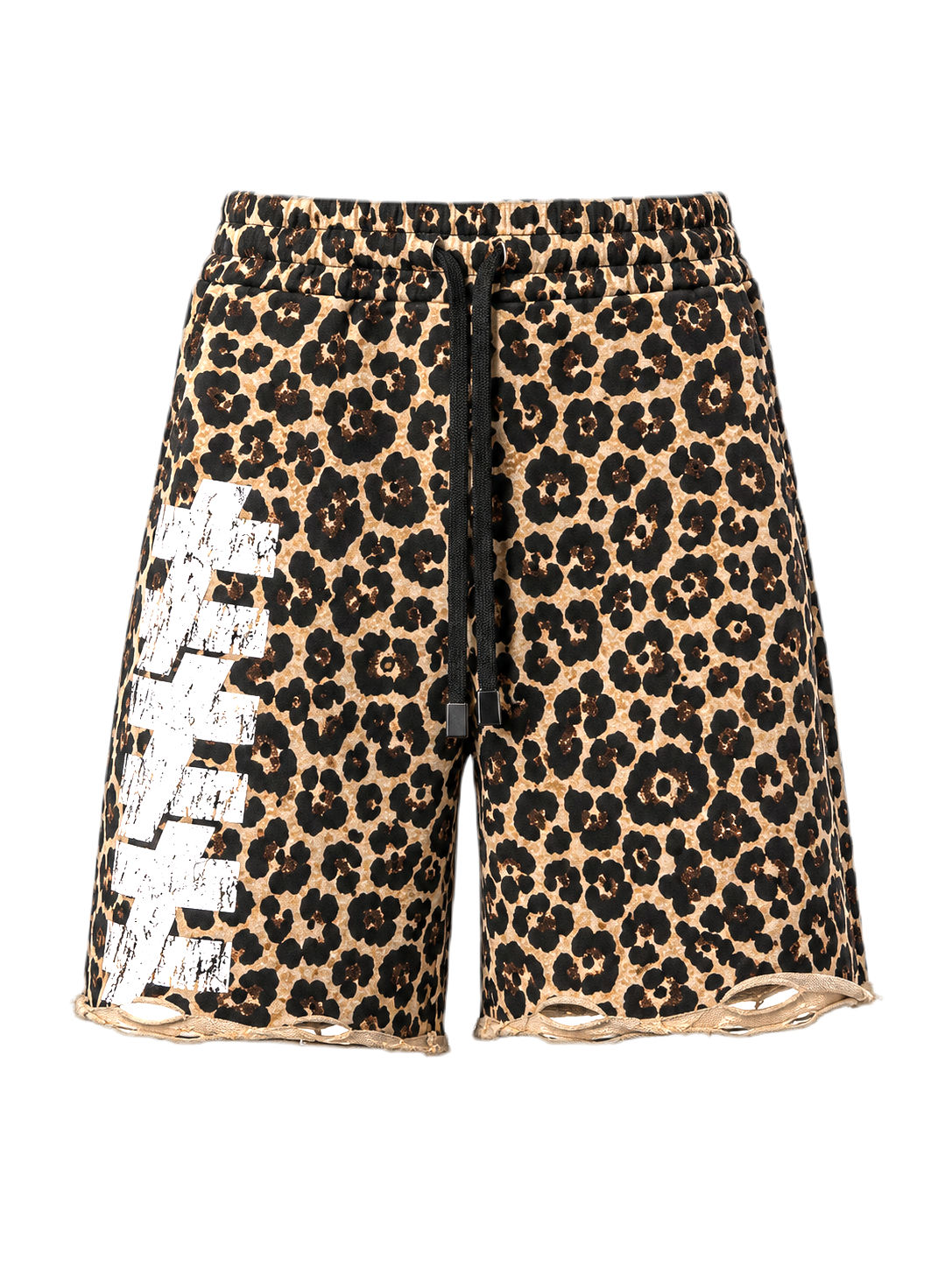 Leopard lounge shorts
