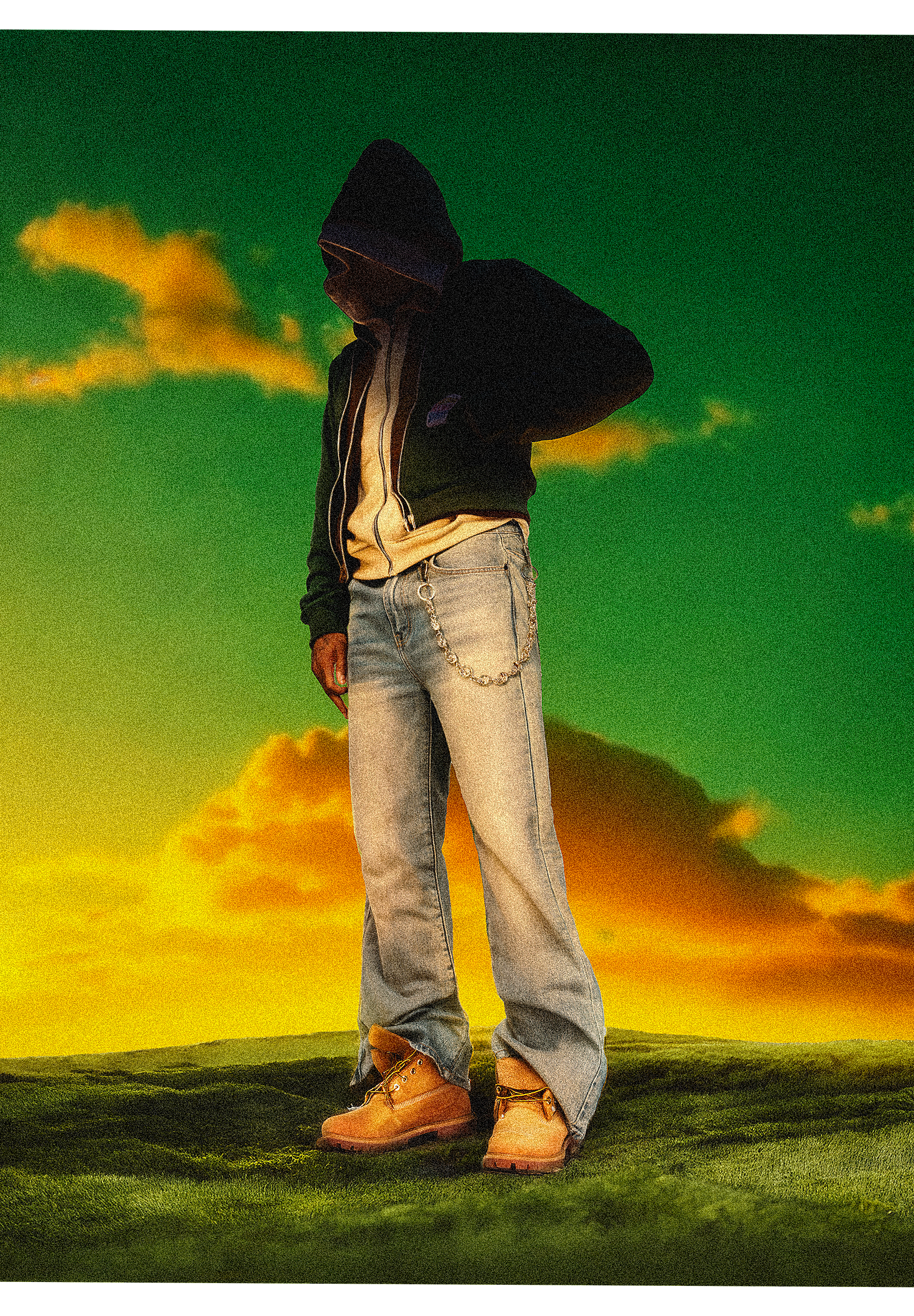 " beef & broccoli " triple layer zip