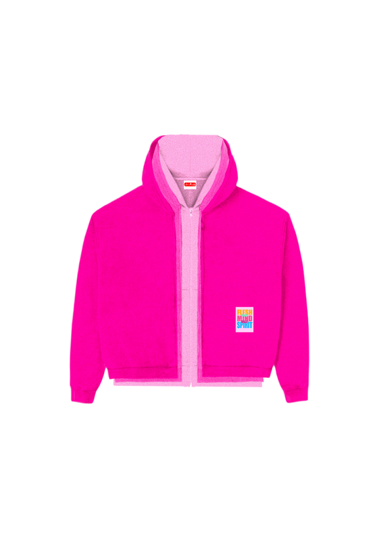 "Hubba Bubba" triple layer zip