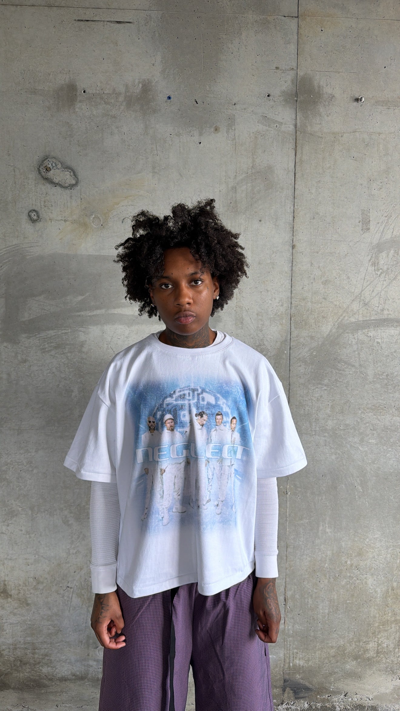 "BB" band tee