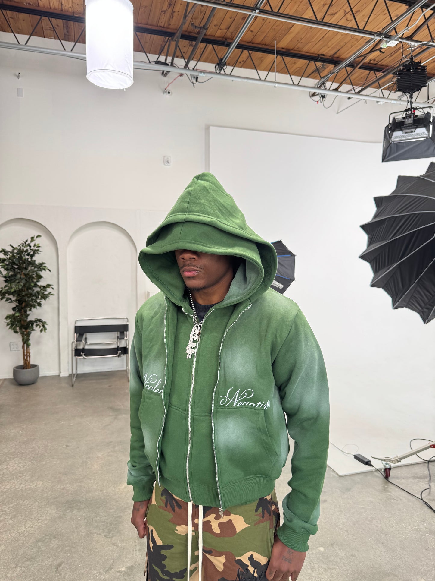 "BASIL" double layer hoodie