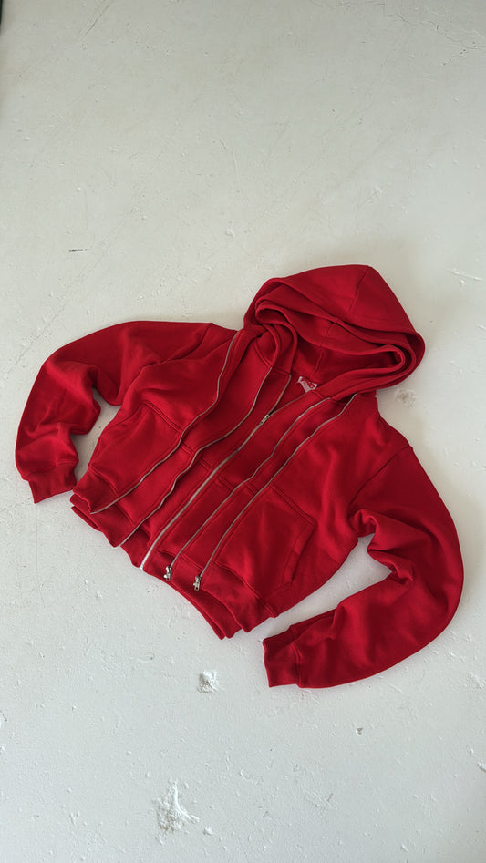 "Cherry Bomb" triple layer hoodie