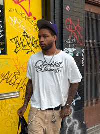 "Summers" slub tee
