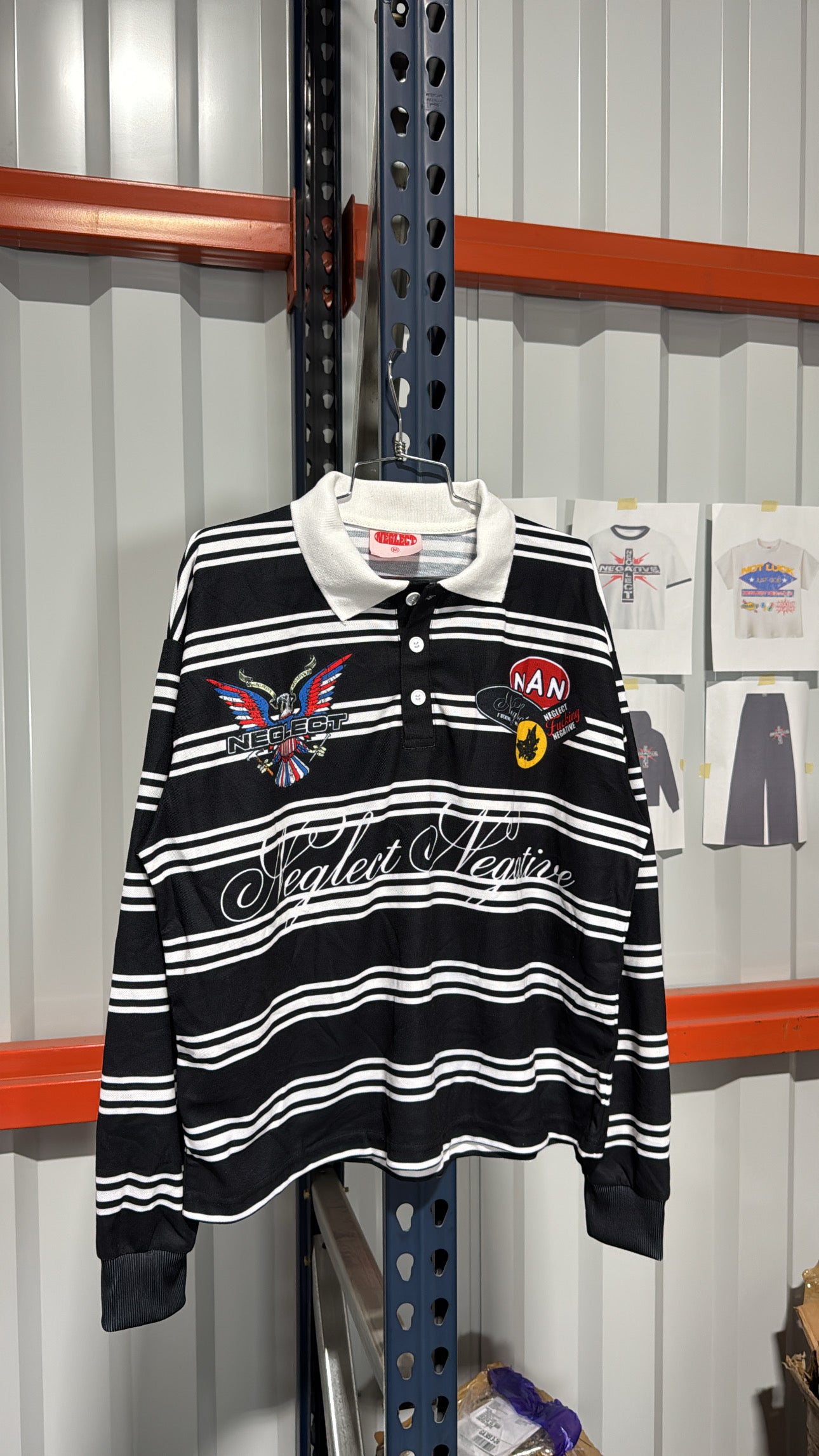 "UNIVERSITY" polo *blk*