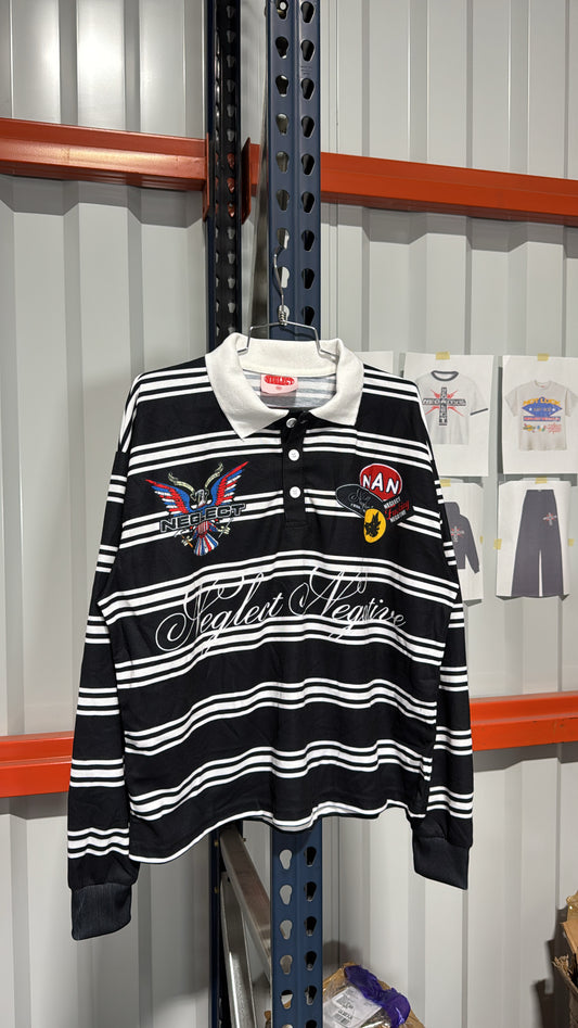 "UNIVERSITY" polo *blk*