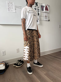 Leopard lounge shorts