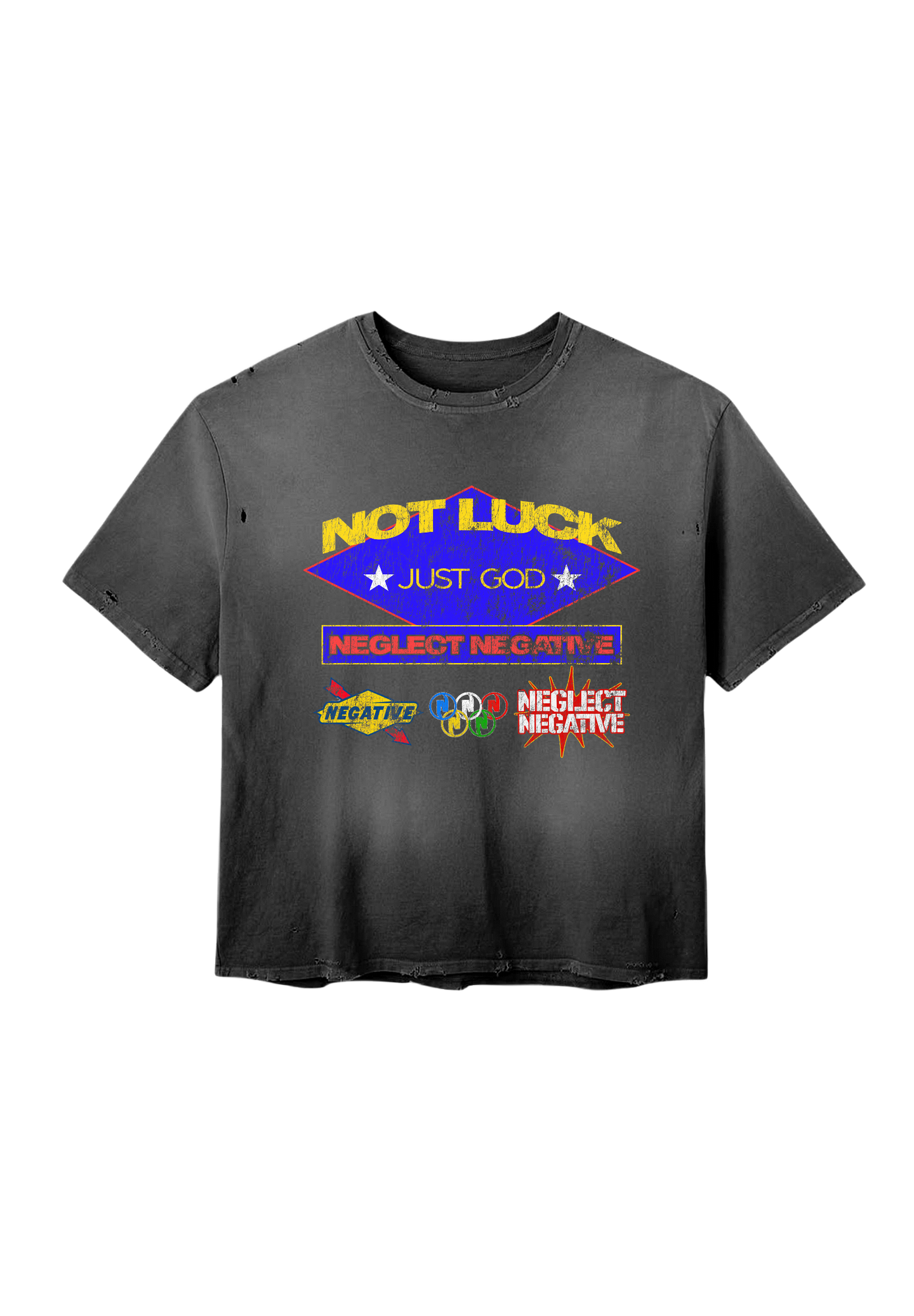 "NOT LUCK" tee