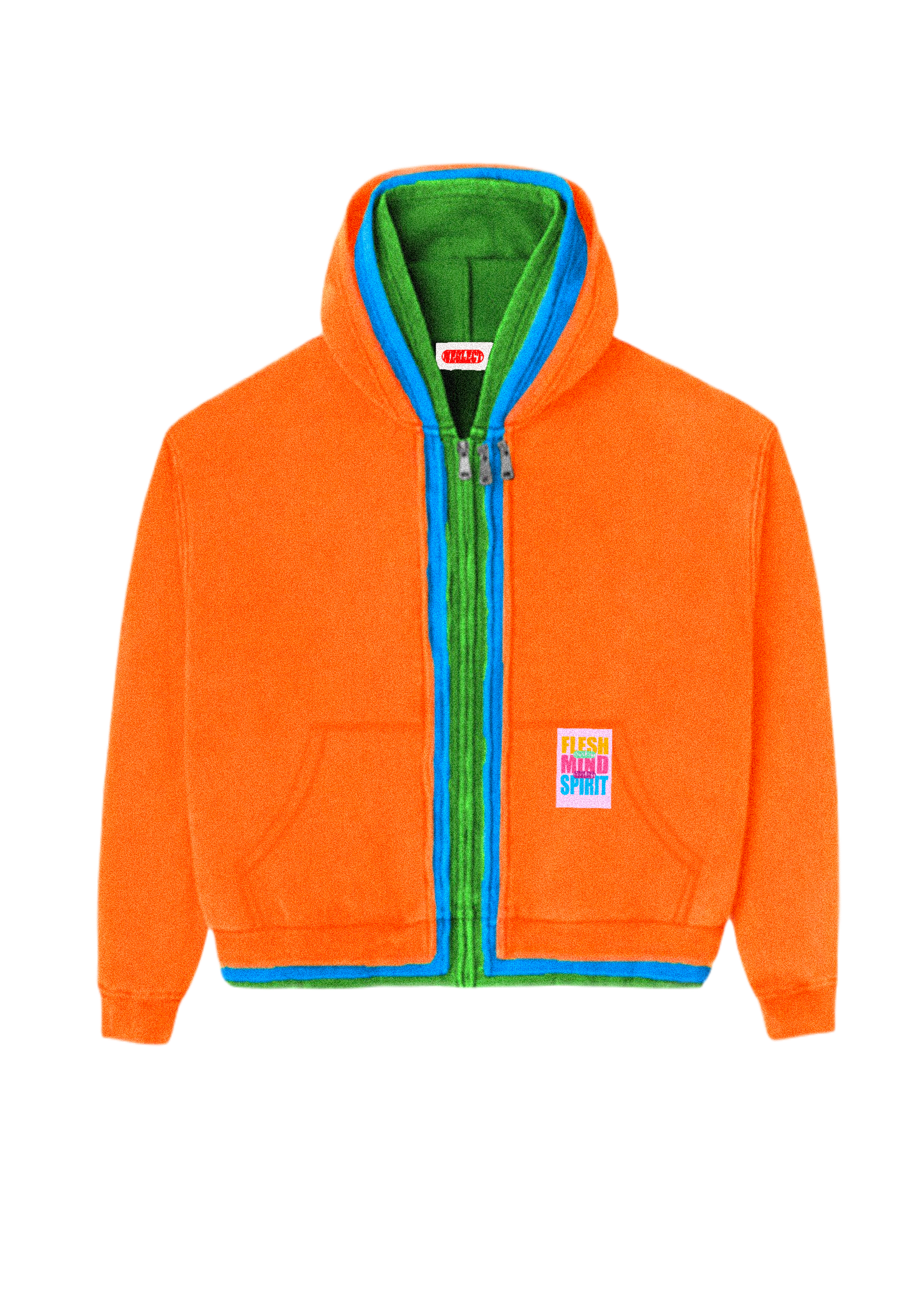 "Scooby-Doo" Triple Layered Zip