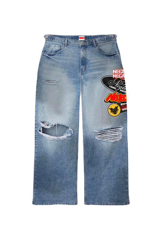 "COMMANDO" denim