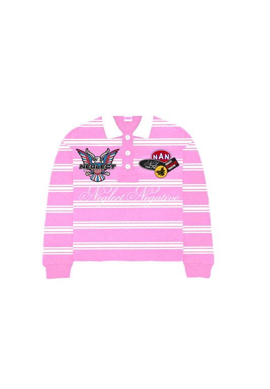 "UNIVERSITY" polo *pink*