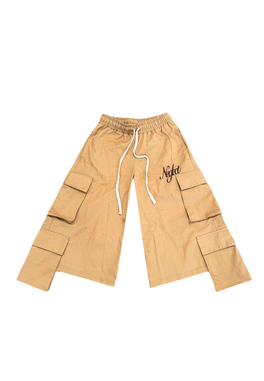Khaki "MILITIA" extended cargos