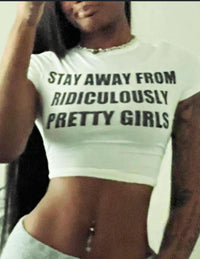 "Pretty girl" baby tee