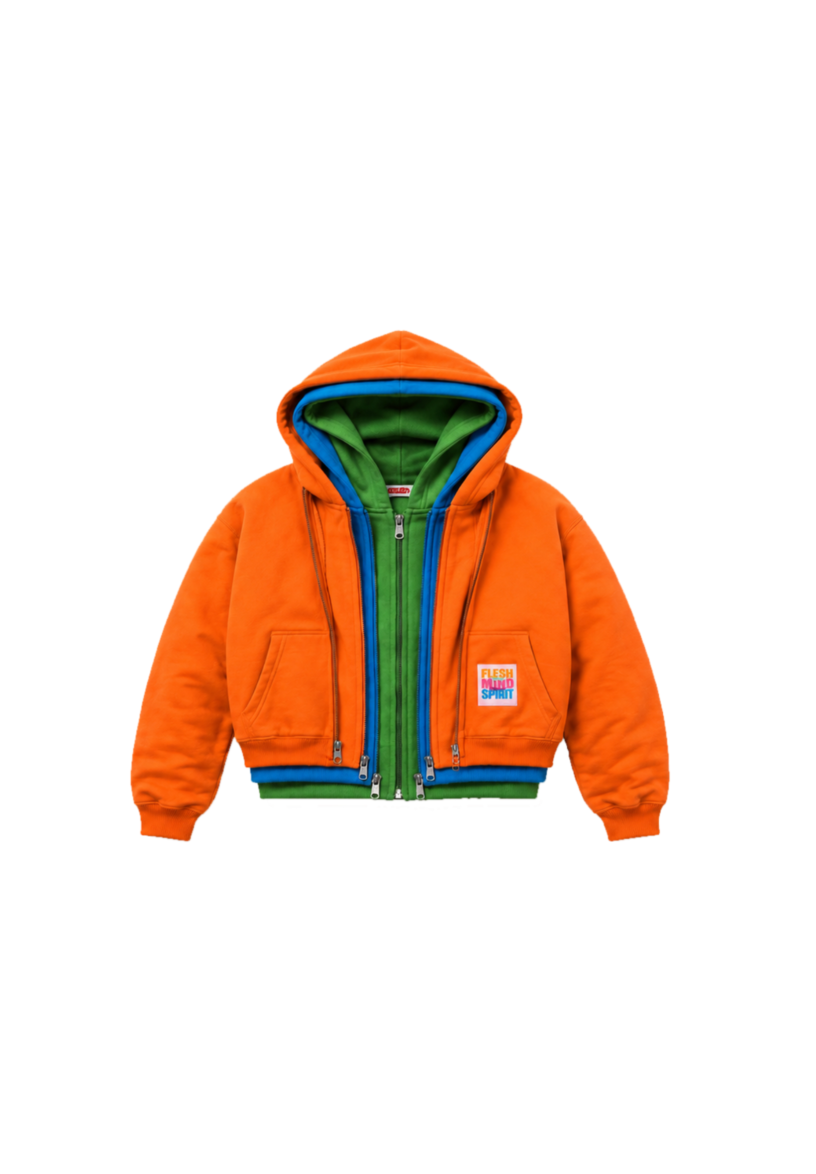 "Scooby-Doo" Triple Layered Zip