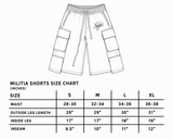 Camo "MILITIA" extendend cargos